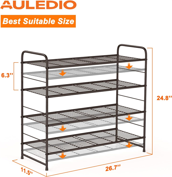 shoe rack without cover